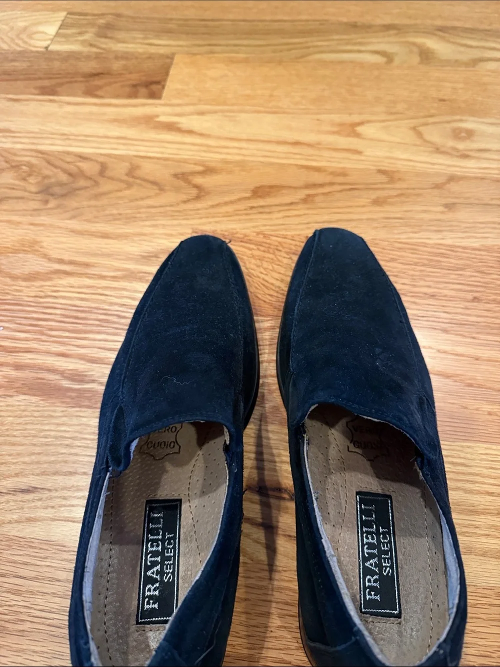 Fratelli Select black suede loafers size 7.5 men’s
